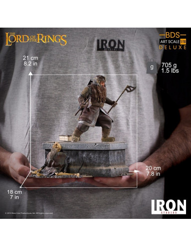 LORD OF THE RINGS GIMLI 1/10 ART STATUE