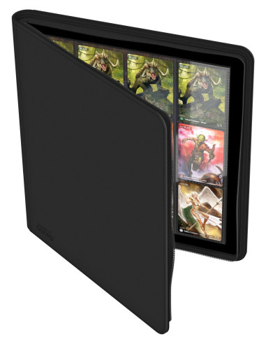Ultimate Guard Zipfolio 480 - 24-Pocket XenoSkin (Quadrow) - Black