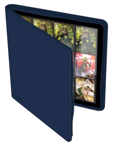 Ultimate Guard Zipfolio 480 - 24-Pocket XenoSkin (Quadrow) - Blue