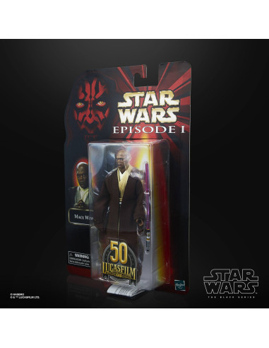 Star Wars Episode I Black Series Lucasfilm 50th Anniversary Action Figure 2021 Mace Windu 15 cm