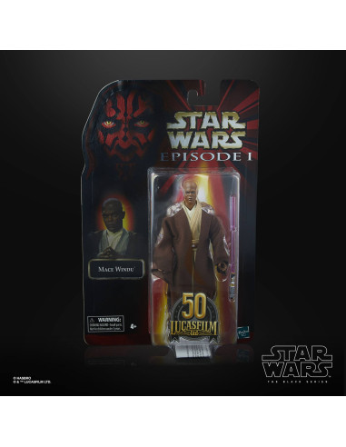 Star Wars Episode I Black Series Lucasfilm 50th Anniversary Action Figure 2021 Mace Windu 15 cm